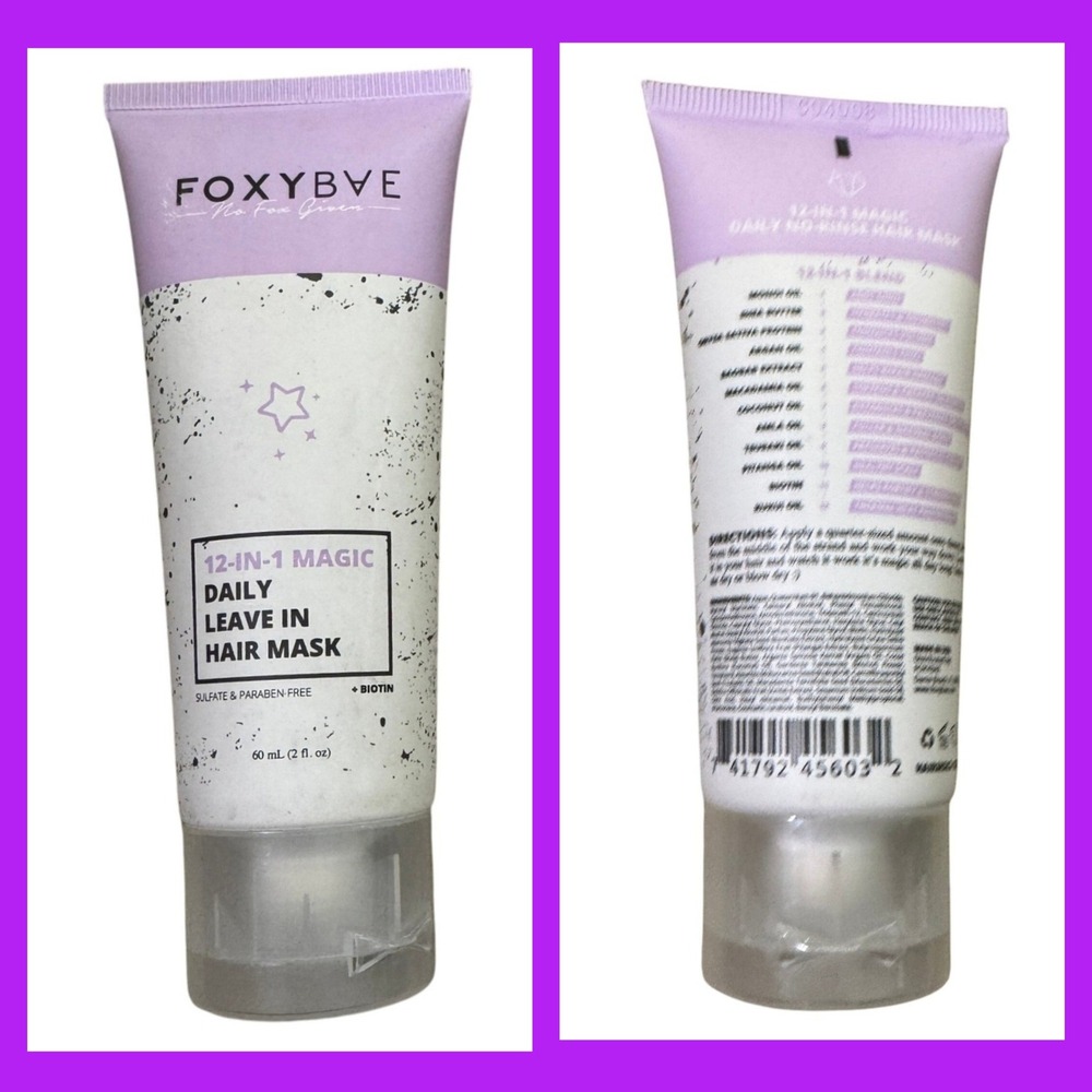 FOXYBae Hair Mask 12-in-1 Magic Leave In Hair Mask (60 mL/2 fl. oz).
